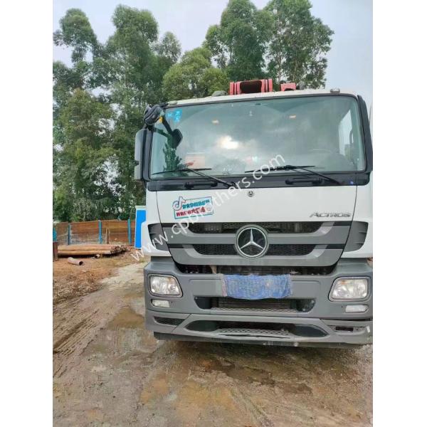 2020 Usada bomba de hormigón de 56m montada en camión para hormigón rojo semi-seco y materiales