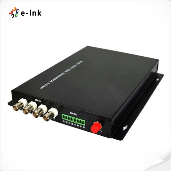 Transmetteur/récepteur à fibre optique unidirectionnelle SD-SDI/ASI