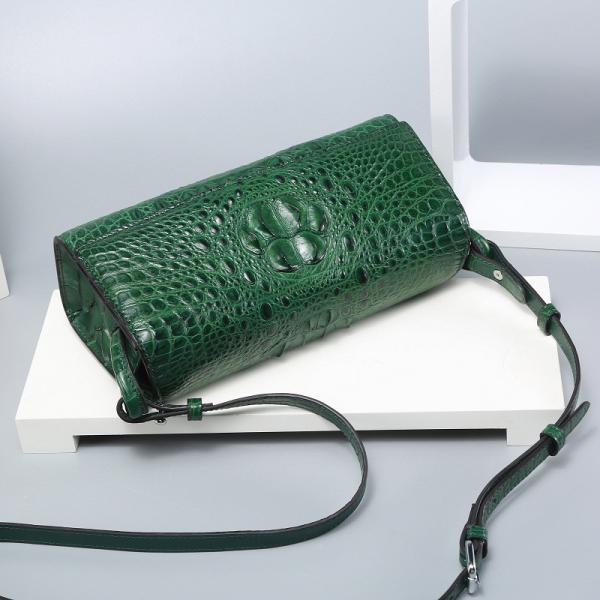 Genuine Crocodile Skin Lady Small Flap Purse Authentic Alligator Leather Women Sling Shoulder Bag Female Cross Body Bag