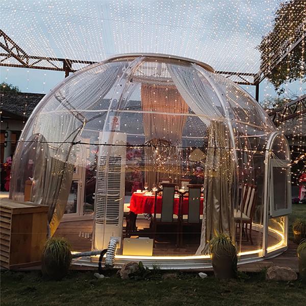 Customsize Geodesic Dome Windproof Luxury Microcontroller Based Party Bubble Tent