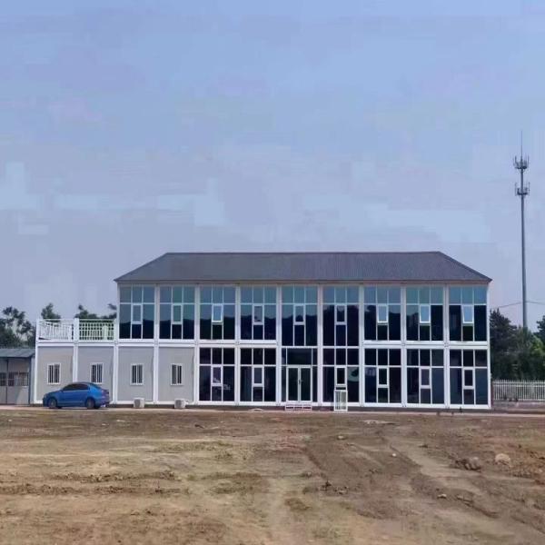 Стальная сэндвич-панель Мобильный жилой контейнерный дом 20ft 40ft 2 спальни