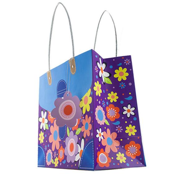 Sacos de papel kraft de fundo plano recicláveis