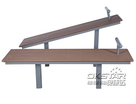outdoor wooden fitness equipment--WPC Outdoor Fitness Equipment Wooden Wab/Sit
