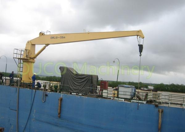 Remote Control Stiff Boom Crane Hydraulic For Operation In Safe / Hazardous Zones