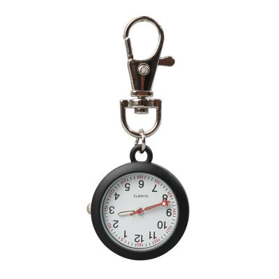 FOB Nurse Pocket Watch Black Nurse Watch Keychain Hospital Clock Pink Luminous Watches Doctor Nursing Gift