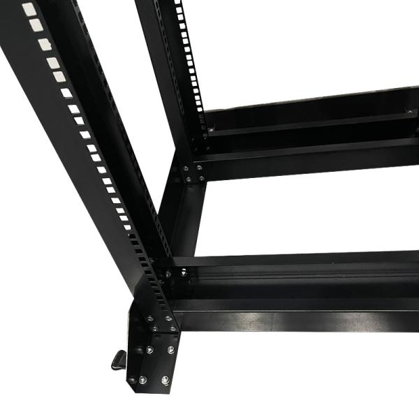 6U Heavy Duty 4 Post Open Frame Server Rack for CCTV and Outdoor Network Organization