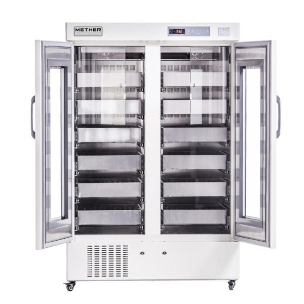 4 degré de certification CE Banque de sang réfrigérateur 1008 litres plus grande capacité