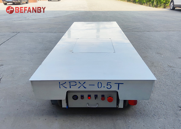 Electric Flatbed 10 Ton Industrial Transfer Trolley