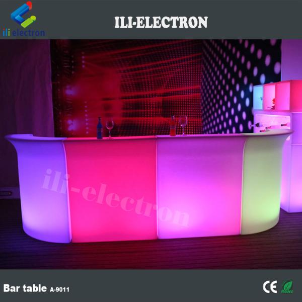 commercial event furniture glowing bar tables