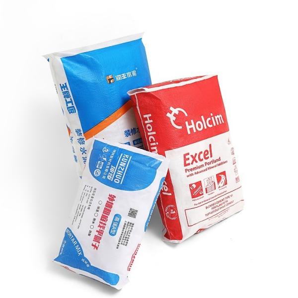 Lubrifique a válvula resistente dos PP ensaca os sacos ISO9001 do material de construção de 25KG 40KG 50KG