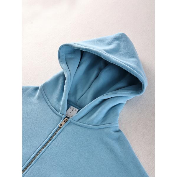 Wholesale Designer Melanin Heavyweight Oversized Slimfit Heavy Duty 360g Cotton Zip Hood Personalised Hoodies