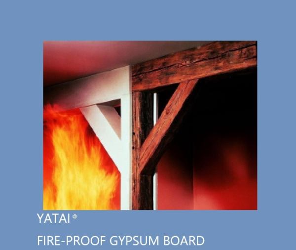 Class A Fire Rating Plasterboard Heatproof With Mold And Mildew Resistance
