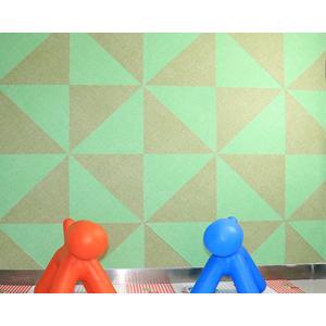 Anti Fouling Self Adhesive Foam Wallpaper Outdoor For Office Restaurant / Hotel