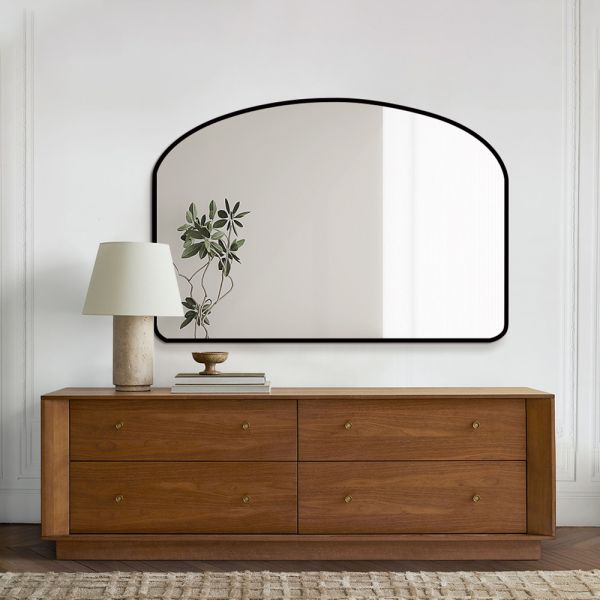 Arched Aluminium Framed LED Mirror 4mm 5mm Large Wall Bathroom Mirror