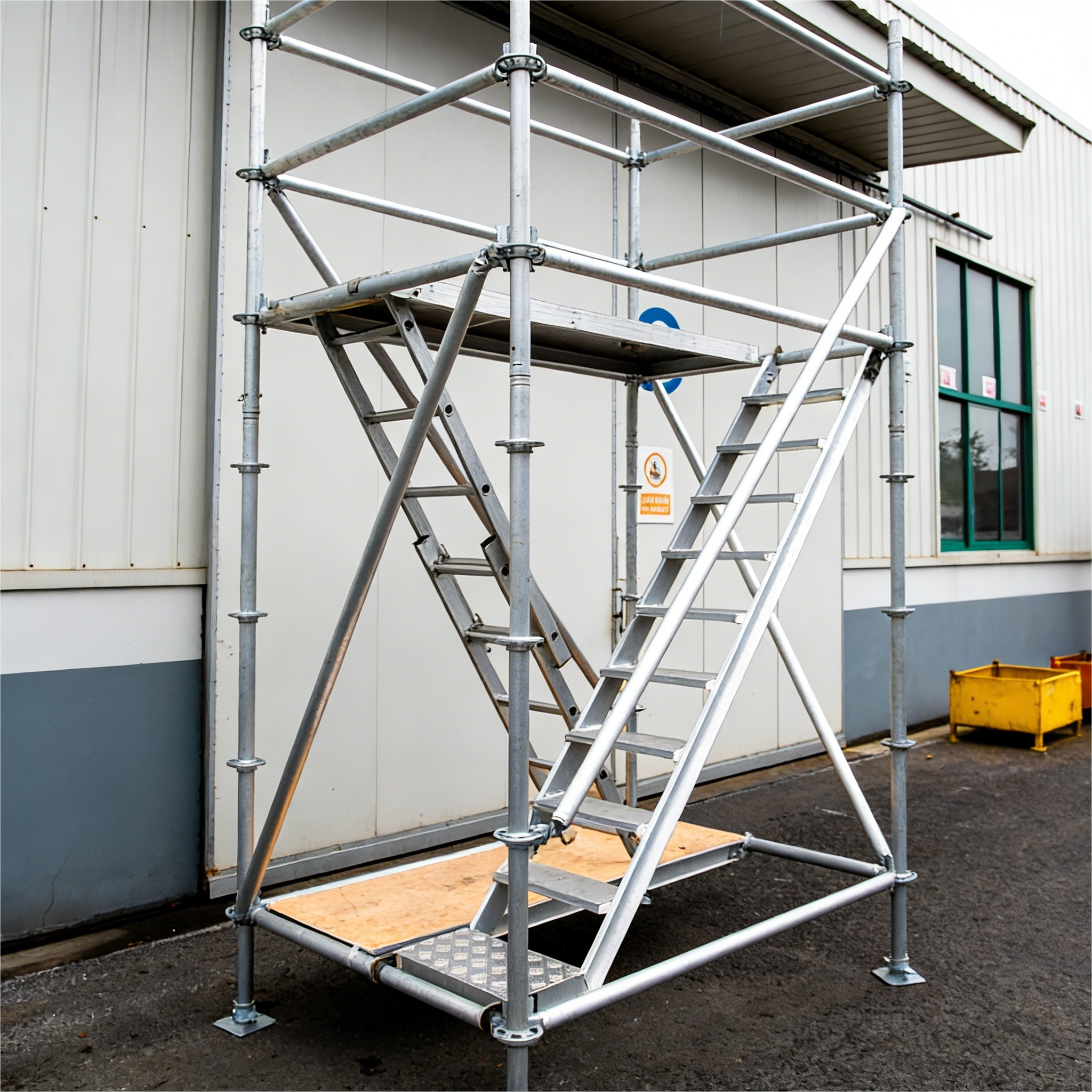 1.8KG - 18.75KG Ring Lock System Scaffolding Q235 Heavy Duty Scaffolding With 60mm Diameter Tube