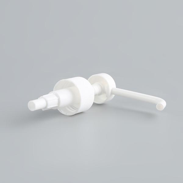 Plastic White Long Nozzle Lotion Pump 28/410 24/410 Replacement Lotion Pump Head Screw