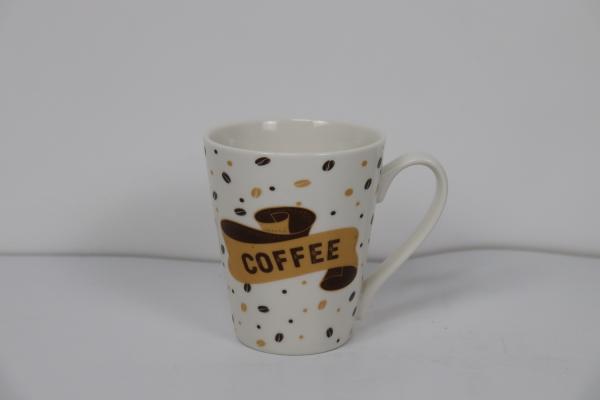 310cc Ceramic Mug Ceramic Drinkware Porcelain Mug with Customized Decals for Office