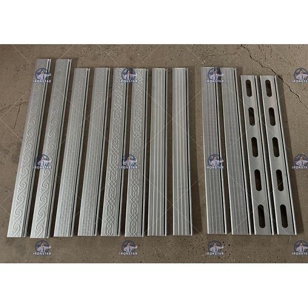 Perforated rolling shutter door roll forming line in Venezuela