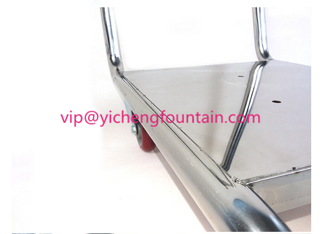 Swimming Pool Kits Fully AISI304 Material Two Wheels Trolley For Carrying Sand Filter And Pump Sets