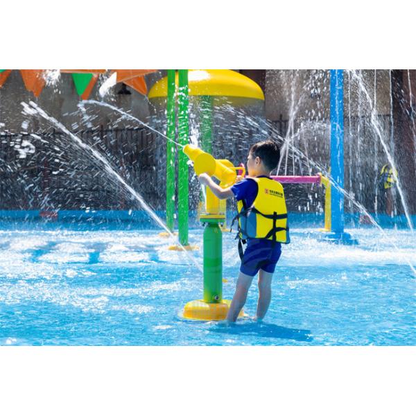 Игры парка брызг воды детей, водяной пистолет зоны выплеска общественного парка роторный