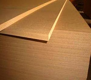 Environmental Friendly Laminated MDF Board White With Sanding Surface 680-720kg/m3