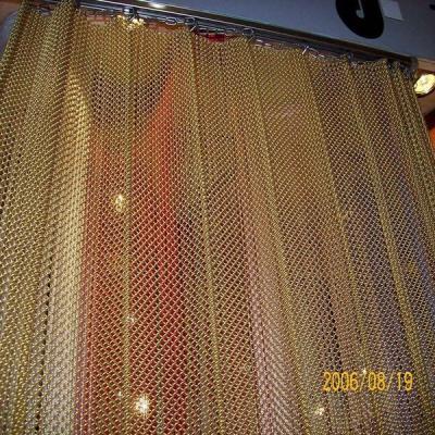Decorative Mini Chain Link Mesh Curtain / Window Curtain