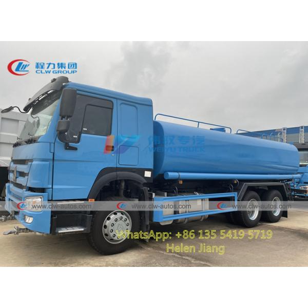 Грузовик топливозаправщика воды Уилера 20T Sinotruk Howo 6x4 10
