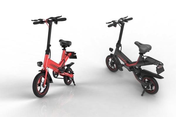 7.5AH Lithium Battery Lightweight Fold Up Bike Intelligent Environmental Protection Integration