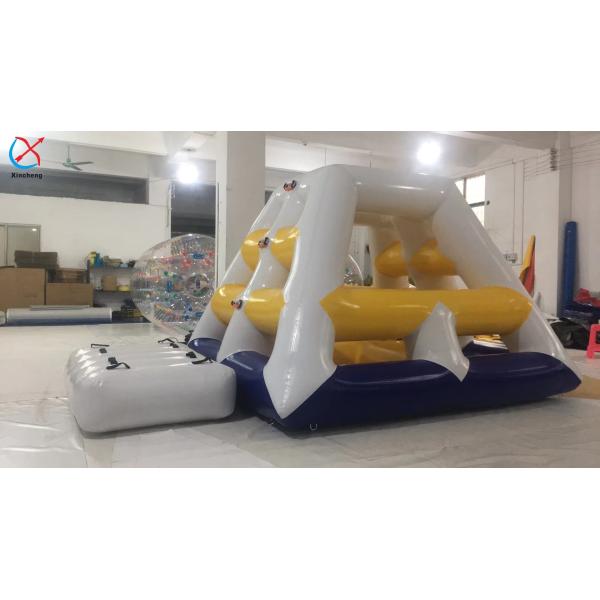 Supplier Floating Inflatable Water Climbing Tower Toys with Blob and Slide