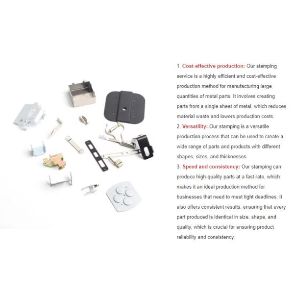 Высокоточная штамповка Части из нержавеющей стали Части изготовления из металла на заказ