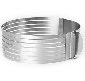 9 Inch -12 Inch Stainless Steel Cake Slicing Ring Cake Mold Adjustable Size 7Layers mold Bakeware