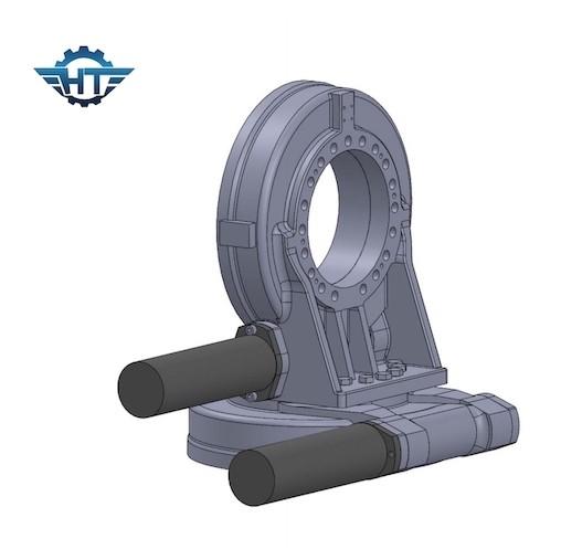 High Torque 17 Inch Worm Gear Slew Drive Dual Axis For Photovoltaic Station
