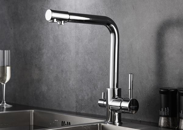 Dual Handle Purified Water Kitchen Basin Faucet ROVATE 5 Years Warranty