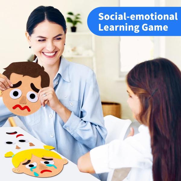 16 Pcs Social-Emotional-Learning-Activities for Kids Educational Toys to Enhance Emotional Intelligence