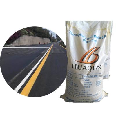 High Adhesive Thermoplastic Road Marking Paint , Traffic Line Marking Paint With Glass Beads