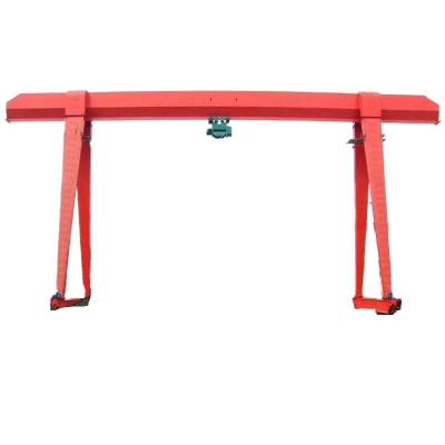 3 fase 380 V 50 hertz 5 Ton Track Or Tire Single Girder Gantry Crane