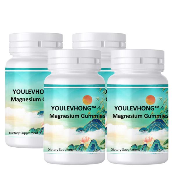 Goma de magnésio para relaxamento muscular 30 porções 250 mg de produtos lácteos sem glúten sem soja