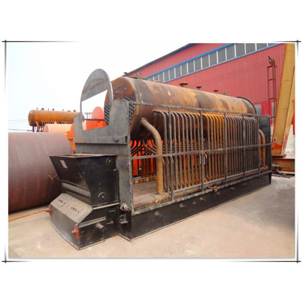 Textile Industry Fire And Water Tube Boiler / Coal Wood Pellet Fired Steam Boiler