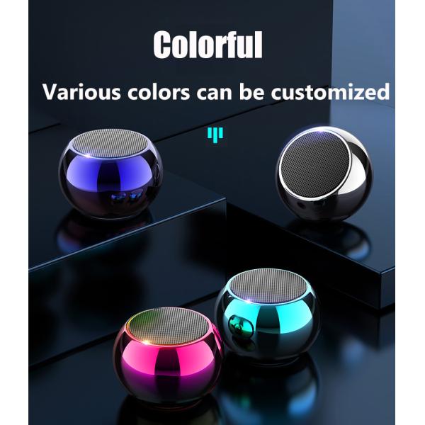 Mini Metal Style Portable Good Sound Bluetooth TWS Subwoofer Wireless Speaker Built-in Microphone for Easy Communication
