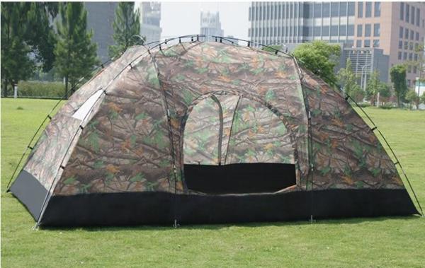 Big Capacity Camping Tent for 8 to 10 Person Waterproof Outdoor Portable Camouflage Camping Tent Military Tent(HT6063)