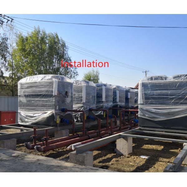 Centralized Air Source Heat Pump Underfloor Heating Auto Defrosting