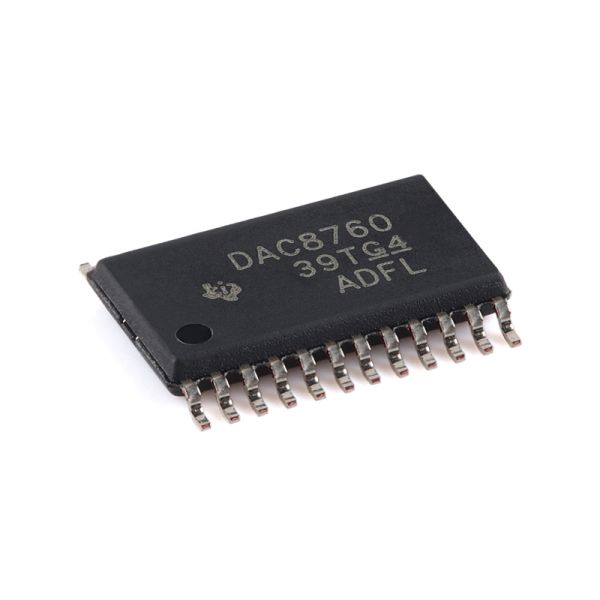 DAC8760IPWPR 16-Bit Single-Channel Programmable Current/Voltage Output DAC For 4-20mA Current Loop Applications