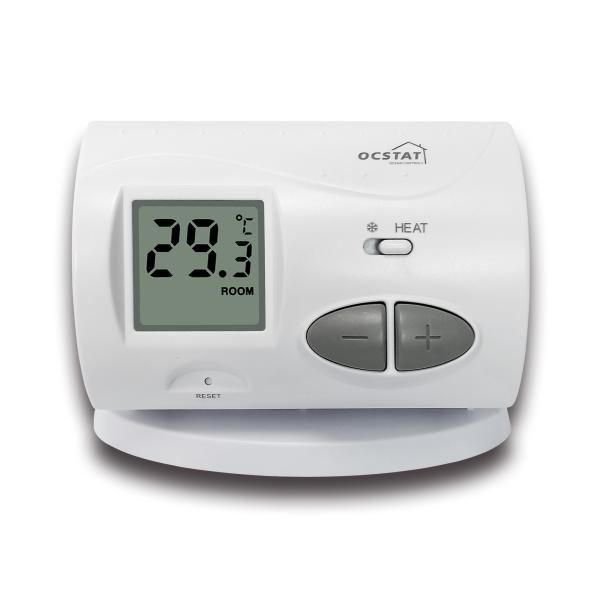 grande termostato eletrônico branco da sala de Digitas do botão 868Mhz para o aquecimento Underfloor