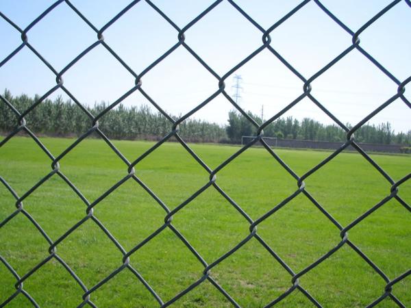 5m-25m Chain Link Mesh Fence PVC Coated Chain Link Fencing