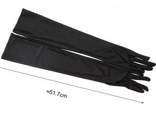 Long Finger Elbow Sun Protection Gloves Fashion White Wedding Prom Use