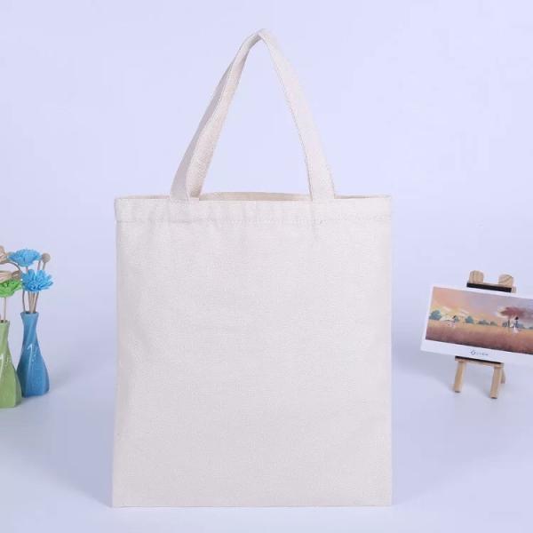 Wear Resistant Cotton Promotional Gift Bags With Laminated Full Color Printing