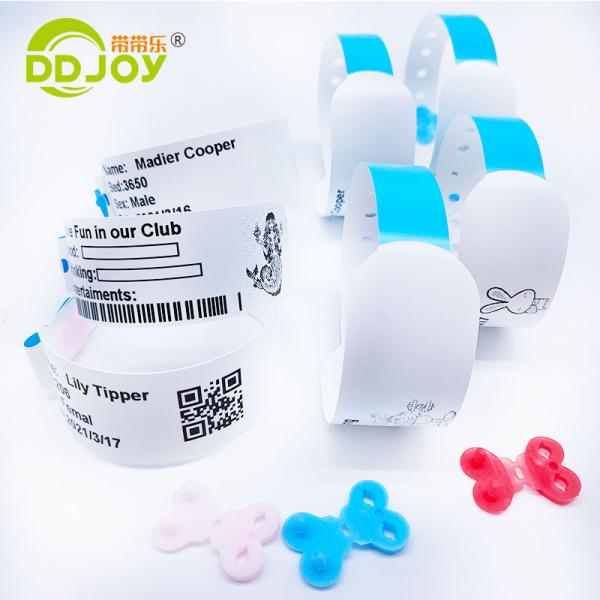 Hospital Roll Direct Printing Adult Bracelets with Barcode and Paper Material Type