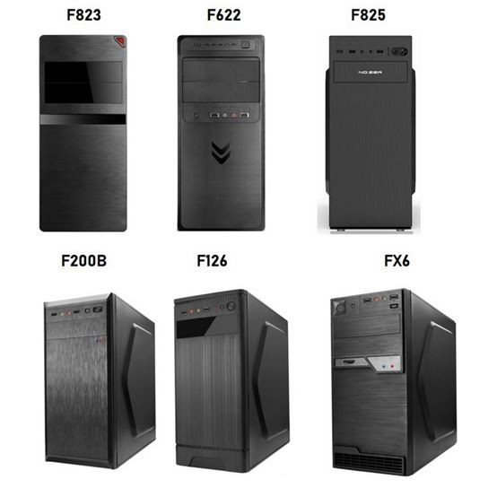 Модели случая 10 ПК СИД RGB ATX MATX с панелями f серийными