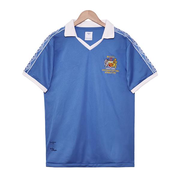Manchester City Home Retro Football Jerseys 1981-1982 Season Team Personalized Customized