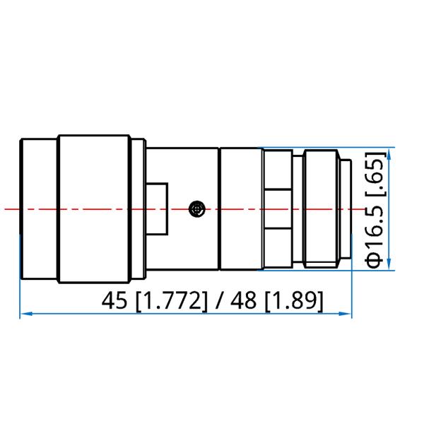 IP65 Внешний DC-18GHz 2W N Мужчина Женщина Фиксированный Коаксиальный Аттенуатор RF